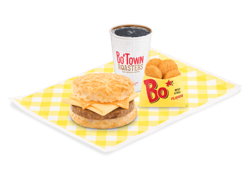 Sausage Egg and Cheese Biscuit Combo